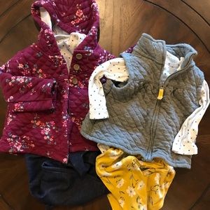 Girls 🍁Fall 3 piece 🐿 Carters sets- Set of 2